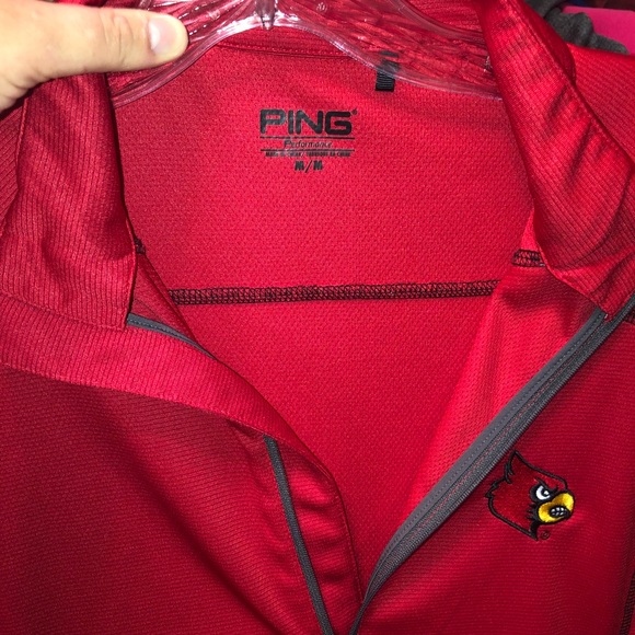 PING | Louisville Red Golf Quarter Zip Medium - Picture 5 of 6
